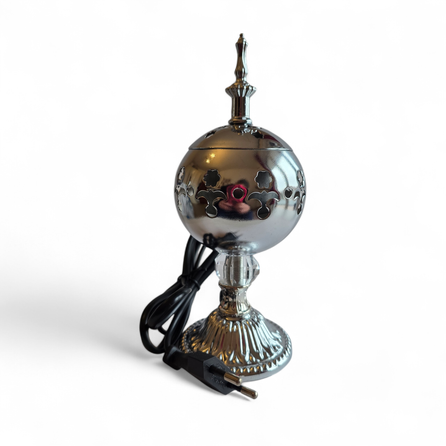 Brucia Incenso Elettrico - Stile Marocchino Argento