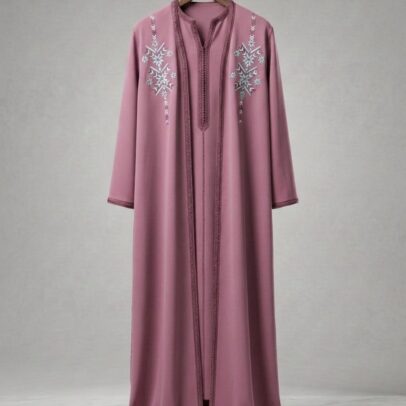 Caftan Assiya Rosa Arte Marocchina